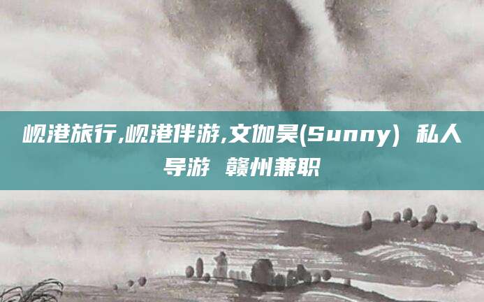 莒县岘港旅行,岘港伴游,文伽昊(Sunny) 私人导游 赣州兼职